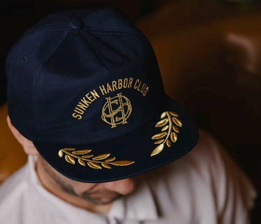 Sunken Harbor Club Flat Brim Cap