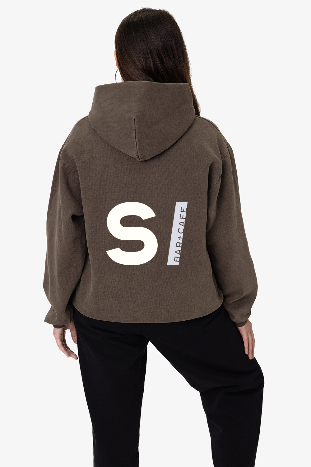 Drinks w/ benefits brown hoodie