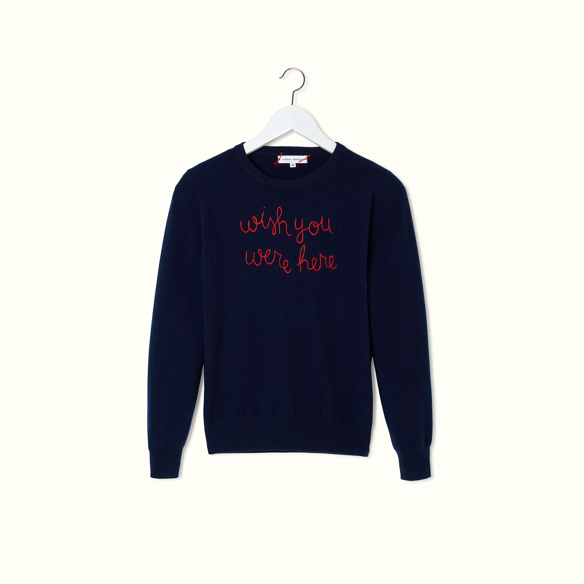 The Mark x Lingua Franca Cashmere Sweater