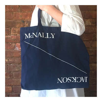 Basic Navy Shoulder Tote