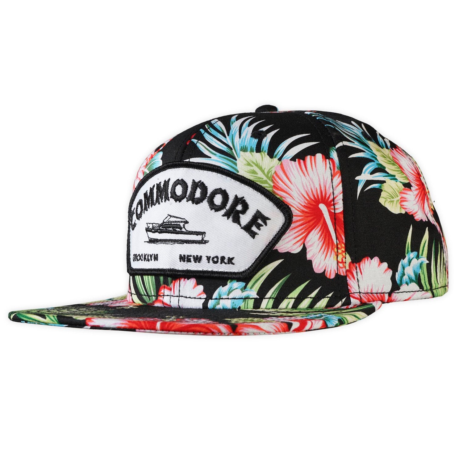 The Commodore Floral Patch ball cap