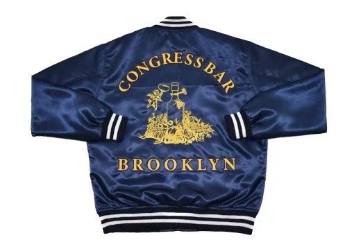 Congress Bar Satin Bomber