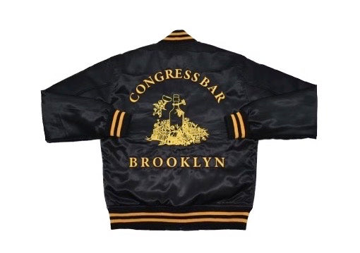 Congress Bar Satin Bomber