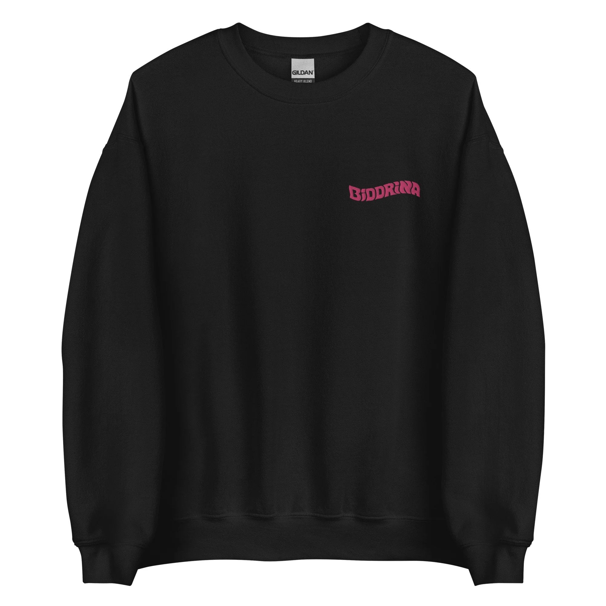 Biddrina's Snake Logo Sweatshirt, Pink & Blue